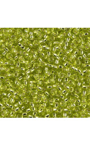 Miyuki rocailles Perlen 11/0 - Silver lined chartreuse 11-14